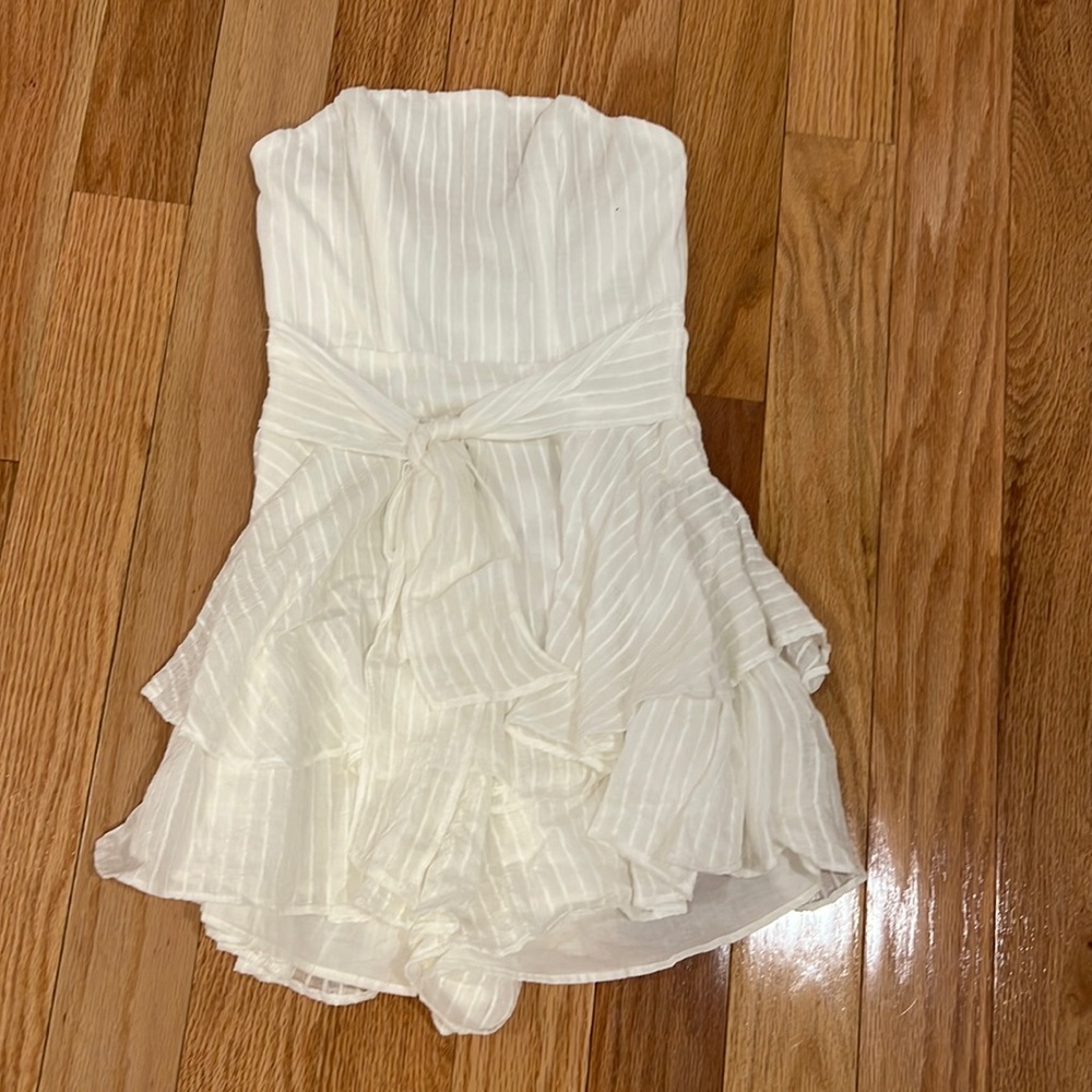 Princess Polly White Holt Playsuit